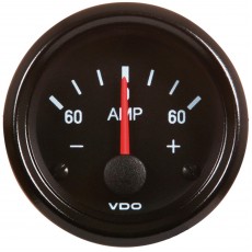 Прибор VDO амперметр 52 мм -60 0 +60 ампер.